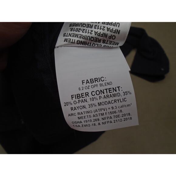 Rivian automotive official Tecgen FR Size XL Navy Work Button Shirt - Used - Picture 11 of 12